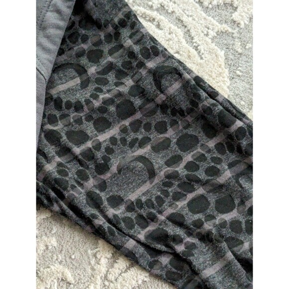 Lole Women's sz M Mixed Media Cotton Modal Grey Sweatshirt Pullover Burnout - Picture 6 of 15